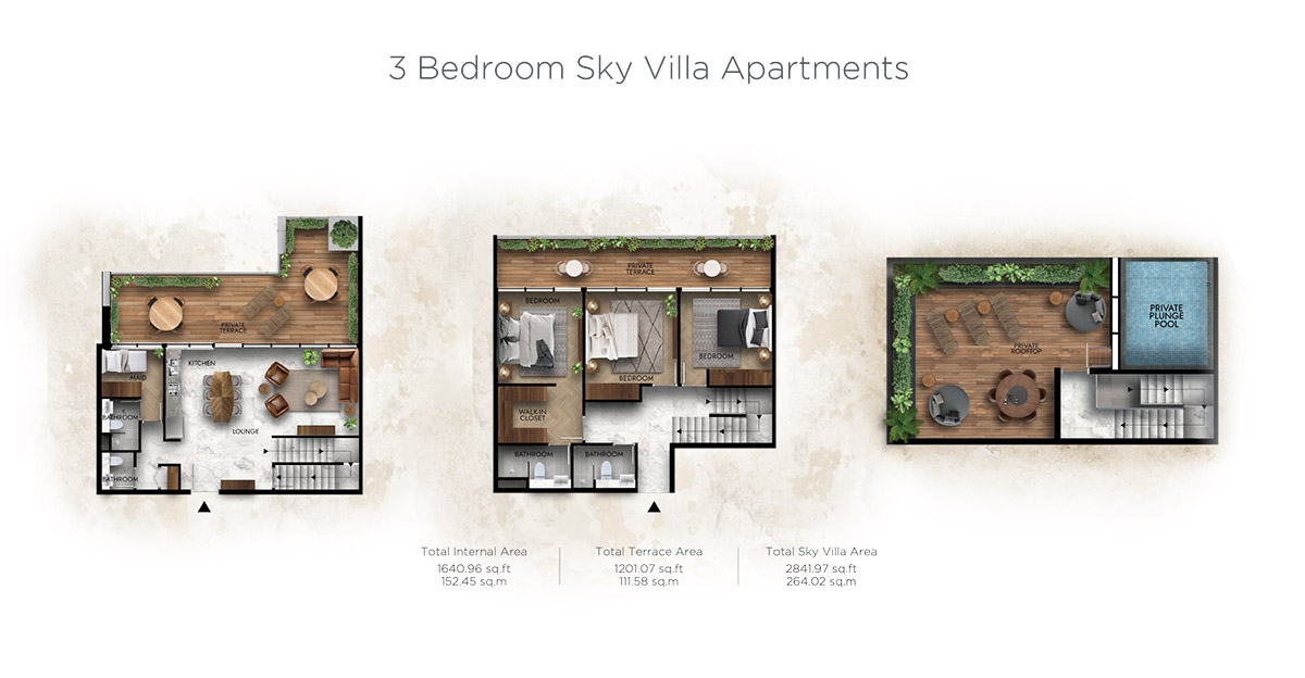 Lucky Residence Sky Villa Floor Plan